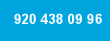 920 438 09 96 920 438 09 96